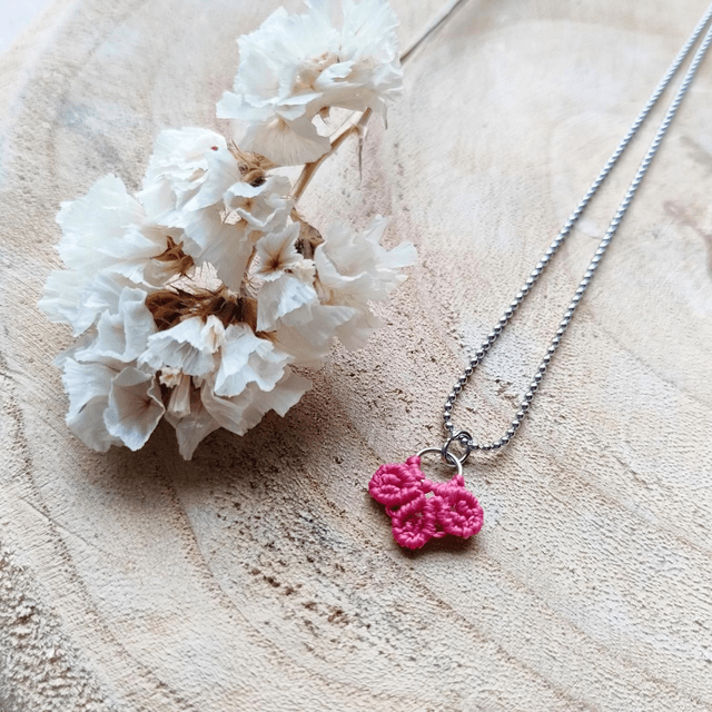 Collier Aster argenté 