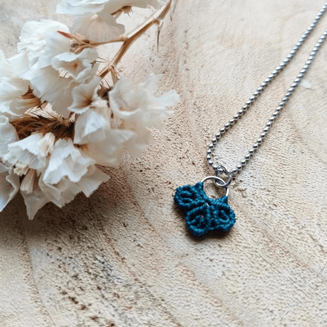 Collier Aster argenté 